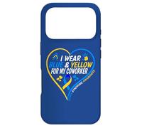Custodia per iPhone 17 Pro I Wear Blue And Yellow For My Coworker - Down Syndrome 2026