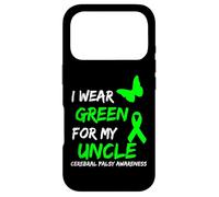 Custodia per iPhone 17 Pro I Wear Green For My Uncle Cerebral Palsy Ribbon