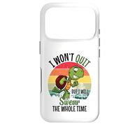 Custodia per iPhone 17 Pro I Won't Quit But I Will Swear The Whole Time | Tartaruga