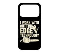 Custodia per iPhone 17 Pro I Work With Cutting Edge Technology