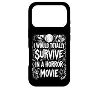 Custodia per iPhone 17 Pro I Would Totally Survive In A Horror Movie