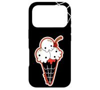 Custodia per iPhone 17 Pro Ice Cream Skull Spoopy Yami Kawaii Halloween Design, Spooky
