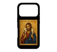 Custodia per iPhone 17 Pro Icona cattolica di Cristo “il Buon Pastore”