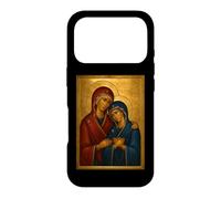 Custodia per iPhone 17 Pro Icona cattolica ortodossa di Sant'Anna e Maria Madre di Dio
