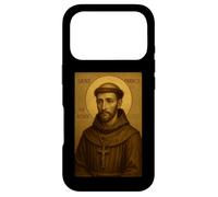 Custodia per iPhone 17 Pro Icona cattolica: San Francesco d'Assisi