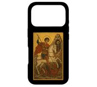 Custodia per iPhone 17 Pro Icona ortodossa di Saint George che uccide la bestia