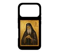 Custodia per iPhone 17 Pro Icona ortodossa di San Giuseppe Esicasta