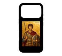 Custodia per iPhone 17 Pro Icona ortodossa di San Teodoro il Soldato