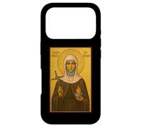Custodia per iPhone 17 Pro Icona ortodossa di Santa Brigida d'Irlanda - Cristiana