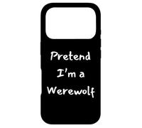 Custodia per iPhone 17 Pro Idea divertente per costume di Halloween da lupo mannaro