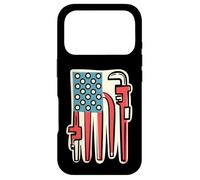 Custodia per iPhone 17 Pro Idraulico Bandiera Americana Giratubi 4 luglio Idraulico