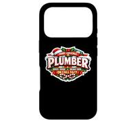 Custodia per iPhone 17 Pro Idraulico Buon Natale Servizio Riparazione Vacanze Cheer On Call