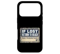 Custodia per iPhone 17 Pro If Lost Return To Beach Coastal Crab Sign