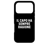 Custodia per iPhone 17 Pro Il Capo Ha Sempre Ragione Ufficio Divertente Secret Santa