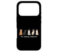Custodia per iPhone 17 Pro Il Comitato Giudicante Amanti dei gatti Giudice Pannello Proprietario di animali domestici