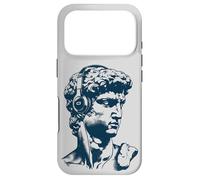 Custodia per iPhone 17 Pro Il David di Michelangelo indossa le Cuffie