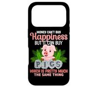 Custodia per iPhone 17 Pro Il denaro non può comprare la felicità, ma può comprare maiali che è bello