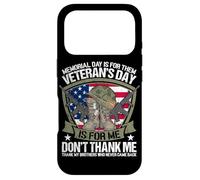 Custodia per iPhone 17 Pro Il giorno della memoria è per loro Il giorno dei veterani è per me Non ringraziare