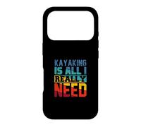 Custodia per iPhone 17 Pro Il kayak è tutto ciò di cui ho davvero bisogno di avventura