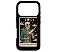 Custodia per iPhone 17 Pro Il Maestro Caulk Calafataggio Operaio Edile Scheletro Tarocchi