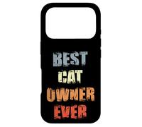 Custodia per iPhone 17 Pro Il miglior proprietario di gatti di sempre Mamma gatto papà