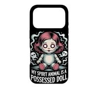 Custodia per iPhone 17 Pro Il mio animale spirituale è una bambola posseduta Halloween