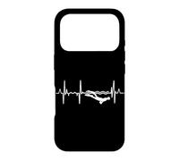 Custodia per iPhone 17 Pro Il mio cuore batte per il rugby subacqueo