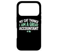 Custodia per iPhone 17 Pro Il mio gatto pensa che io sia un grande revisore fiscale contabile