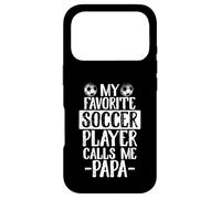 Custodia per iPhone 17 Pro Il mio giocatore di calcio preferito mi chiama papà nonno regalo di calcio