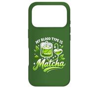 Custodia per iPhone 17 Pro Il mio gruppo sanguigno è Matcha IV Bag Green Latte Drink