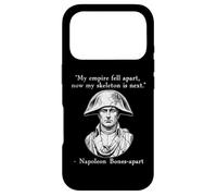 Custodia per iPhone 17 Pro Il mio impero è caduto a pezzi Scheletro è il prossimo Napoleone Ossa A Parte