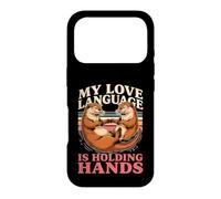 Custodia per iPhone 17 Pro Il mio linguaggio d"amore si tiene per mano coppia lontra