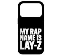 Custodia per iPhone 17 Pro Il mio nome rap è Lay-Z Divertente Rapper pigro Pun Humor