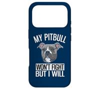 Custodia per iPhone 17 Pro Il mio Pitbull non combatterà ma io sarò American Pitbull Terrier