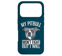 Custodia per iPhone 17 Pro Il mio Pitbull non combatterà ma io sarò American Pitbull Terrier