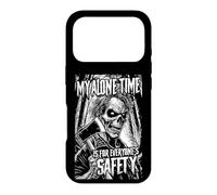 Custodia per iPhone 17 Pro Il mio tempo da solo è per la sicurezza di tutti Serial Killer Horror