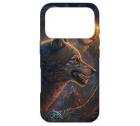 Custodia per iPhone 17 Pro Il misticismo del lupo nello spazio incontra gli ornamenti