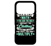 Custodia per iPhone 17 Pro Il sesso è come la matematica Sporco Papà Scherzo Divertente Matematico Cattivo