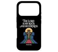 Custodia per iPhone 17 Pro Il Signore è il mio salmo roccia e fortezza 18:2
