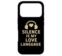 Custodia per iPhone 17 Pro Il silenzio è la mia lingua d'amore