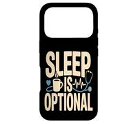 Custodia per iPhone 17 Pro Il sonno è facoltativo infermiera medico notte turno caffè