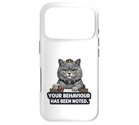 Custodia per iPhone 17 Pro Il tuo comportamento è stato notato - Sarcastico gatto britannico