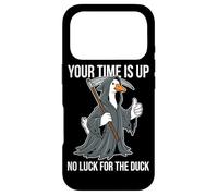 Custodia per iPhone 17 Pro Il tuo tempo è scaduto Nessuna fortuna per The Duck Funny Reaper Goose