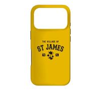 Custodia per iPhone 17 Pro Il villaggio di San Giacomo stile classico palme design