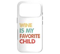 Custodia per iPhone 17 Pro Il vino è il mio umorismo genitoriale figlio preferito