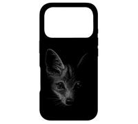 Custodia per iPhone 17 Pro Illustrazione di volpe Disegno a matita Volpe nel buio