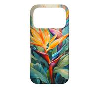 Custodia per iPhone 17 Pro Illustrazione tropicale paradiso hawaiano uccelli del paradiso
