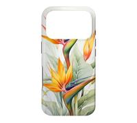 Custodia per iPhone 17 Pro Illustrazione tropicale paradiso hawaiano uccelli del paradiso