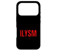 Custodia per iPhone 17 Pro ILYSM Retro 80s Text Slang Significativo Design Minimale