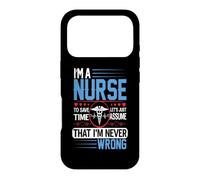 Custodia per iPhone 17 Pro I'm A Nurse To Save Time Let's Just Assume Nursing Nurses